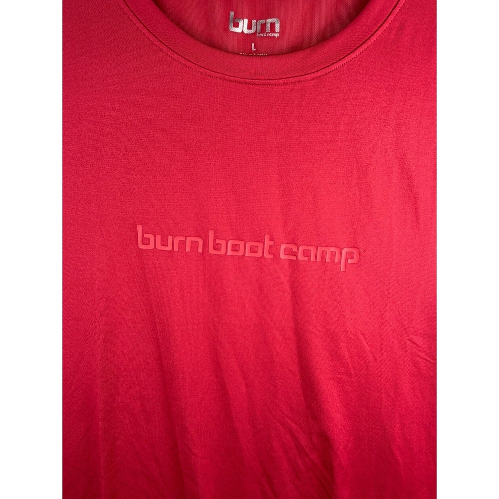 Burn Boot Camp Tank Top Womens Large Mesh Muscle Winterberry Pink Activewear - Picture 2 of 7